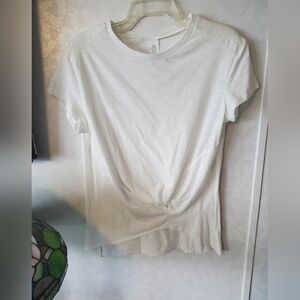 Vintage White High low tee